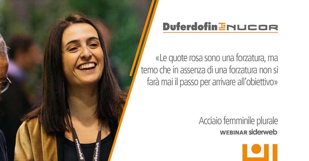 Vittoria Gozzi interviene al webinar Acciaio femminile plurale